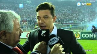 La emoción de Marcelo Gallardo - River Plate campeón Copa Sudamericana 2014