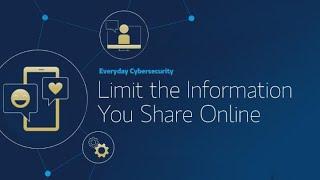 Limit the Information You Share Online