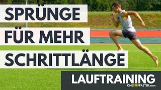 Lauftraining Lauf-ABC Sprünge: Mit dem Sprunglauf die Lauftechnik verbessern