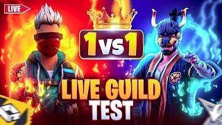 FREEFIRE LIVE CUSTOM GIVEAWAY | FREEFIRE LIVE GUILD TEST | GUILD TEST |  REDEEM CODE GIVEAWAY  INDIA