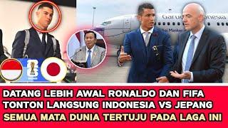  INDONESIA JADI SOROTAN DUNIA ‼️ Bangga C Ronaldo dan FIFA akan tonton laga Indonesia vs Jepang??