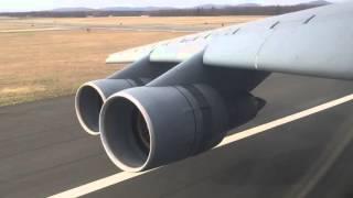 C5 landing with reverse thrust