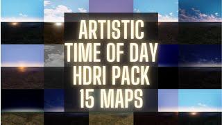 8K Full Day Cycle Exterior Environment HDRI Pack (Compatible Blender 3D, Octane,Vray,etc)