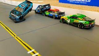 NASCAR Stop Motion Crash Compilation #1