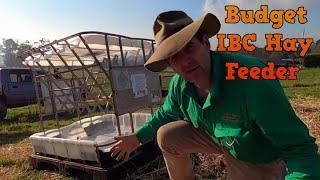 Farm Project; Build a Hobby Farm Hay Feeder Out of an IBC