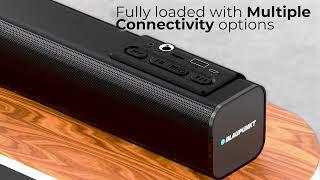 Blaupunkt SBA50 45W Wireless Bluetooth Soundbar with Built-in Battery & Karaoke Mic