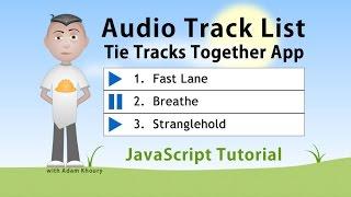 Audio Playlist Play Buttons JavaScript Programming Tutorial