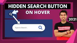  Hidden Search Button Effects using HTML & CSS in Hindi in 2021