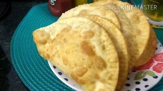 Pastel de Carne e Queijo com Requeijão