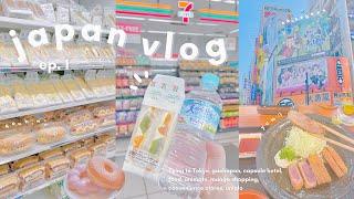 japan vlog ep. 1 // flying to tokyo, capsule hotel, anime & manga shopping in akihabara, food!