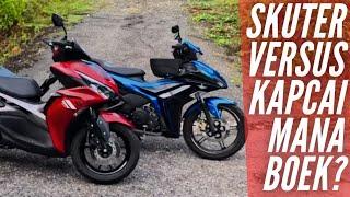 SCOOTER vs KAPCAI Mana Satu Nak Pilih? - Yamaha NVX Y16ZR