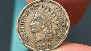 1908 Indian Head Penny Worth Money - How Much Is It Worth and Why? (Variety Guide)