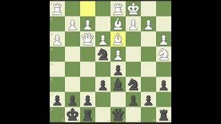 Match 13 Open up space to rook and queen to checkmate #puzzle  #chess #viralvideo #viralshorts