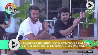 ¡Luquitas Rodríguez, Nico Occhiato y Nachito Saralegui pasaron por #VueltaYMedia!