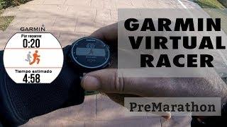 Virtual Racer (competir contra una actividad) en relojes gps de Garmin
