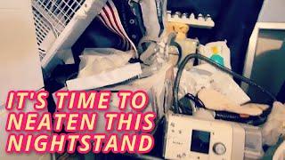 LET'S NEATEN THIS NIGHTSTAND | Guess How Many Vents I Uncovered (oops) | My Decluttering Journey