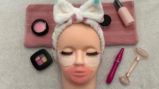 ASMR  RELAXING - FACIAL SPA TREATMENT ‍️‍️ FALSE MAKEUP FOR KIDS 