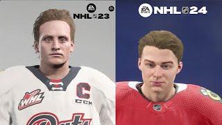 NHL 23 vs NHL 24 Graphics: Player Faces