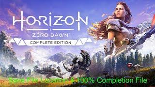 [Horizon Zero Dawn] | Game Save File Location | 100% Game Completion Showcase & File Link