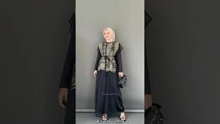 Black Dress Aksen Brokat cocok untuk Lebaran + Link Produk dFull Video Eps 114 & Shopee on Bio