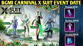 BGMI CARNIVAL X SUIT EVENT DATE | NO NEW X SUIT IN 3.6 UPDATE | BGMI NEXT CLASSIC CRATE REWARDS