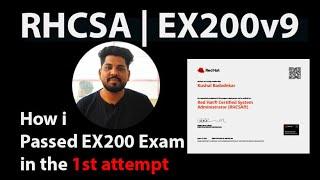 How I Passed RHCSA EX200v9 Certification Exam | RHCSA Training & Exam Preparation