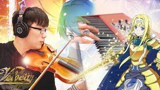 SLSMusic｜ADAMAS / LiSA｜Sword Art Online Alicization｜Piano & Violin Cover