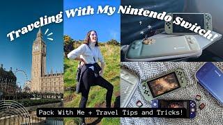 Traveling With My Nintendo Switch!️ | pack with me + important gaming travel tips!