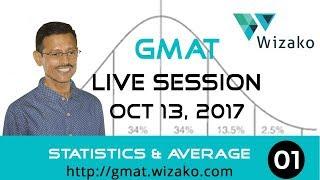 GMAT Statistics & Average Live Session - Part I