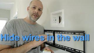 How to Hide TV Wires in the Wall