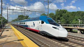 Amtrak Extra Trains 884 & 885 (New Acela 21 [Avelia Liberty] TS12 & 8) @ Princeton Junction 5/30/24
