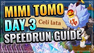 Mimi Tomo Day 3 Speedrun Guide (ANOTHER 60 PRIMOGEMS!) Genshin Impact New Event celi lata unta nunu