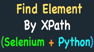 Locating element by XPath using Selenium and Python