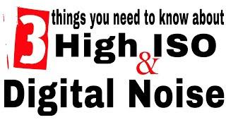 High ISO and Digital Noise! 3 things you need to know!