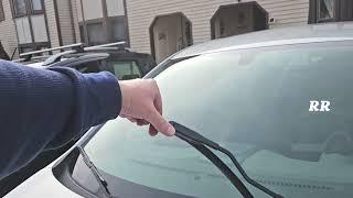 Replacing the Windshield Wiper Blades on a 2015 Chevy Sonic - Front Windshield