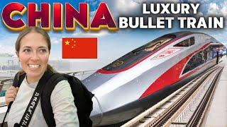 LUXURY Business Class on China's HIGH SPEED TRAIN | Guangzhou to Shenzhen SURPRISED us 