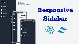 Responsive Sidebar with React JS and Tailwind CSS | Side Menu Bar