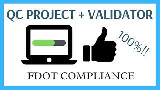 How to run the QC Checker & Project Validator (FDOT Connect Edition)