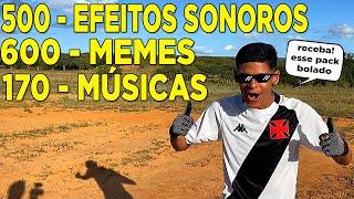 MEGA PACK PARA EDIÇÃO DE VÍDEOS ENGRAÇADOS #6 (MEMES, EFEITOS SONOROS, CHROMA KEYS E MÚSICAS)