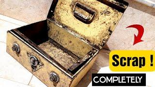 Restoration of an old scrap cash box 