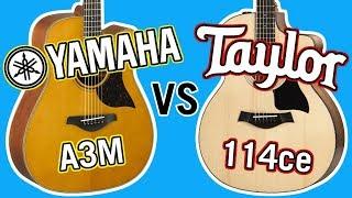 Taylor 114ce vs Yamaha A3M Comparison