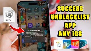 Fix Blacklist App on Any iOS : Unable to Verify Certificate iPhone & iPad