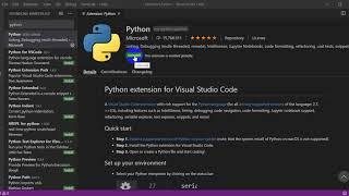 Python - Setup Visual Studio Code with Anaconda