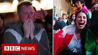 Fans react as England lose penalty shootout to Italy in Euro 2020 final - BBC News