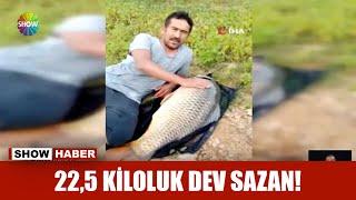 22,5 kiloluk dev sazan!