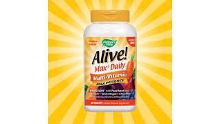 VITAMINS BEST Sellers for AMAZON Must See Review! Nature's Way Alive! Max3 Daily Adult Multivitam..