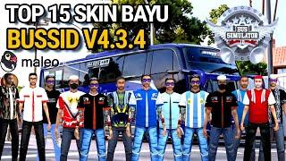 Kodename TOP 15 Skin Driver Bayu  !!  Kodename Bussid V4.3.4