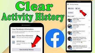 How to Clear Facebook Activity History || Remove/Delete/Disable Facebook Activity History || 2021