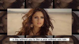 Selena Gomez & The Scene - A Year Without Rain (Acapella\VocalsOnly/Lyrics) 4K