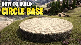 Ark: How To Build A Circle Base EASY METHOD